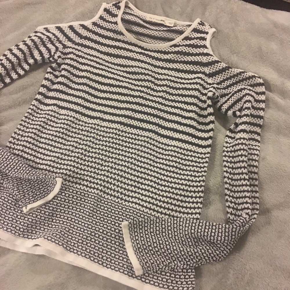 Rag & Bone Quin Cold Shoulder Sweater - Picture 3 of 4